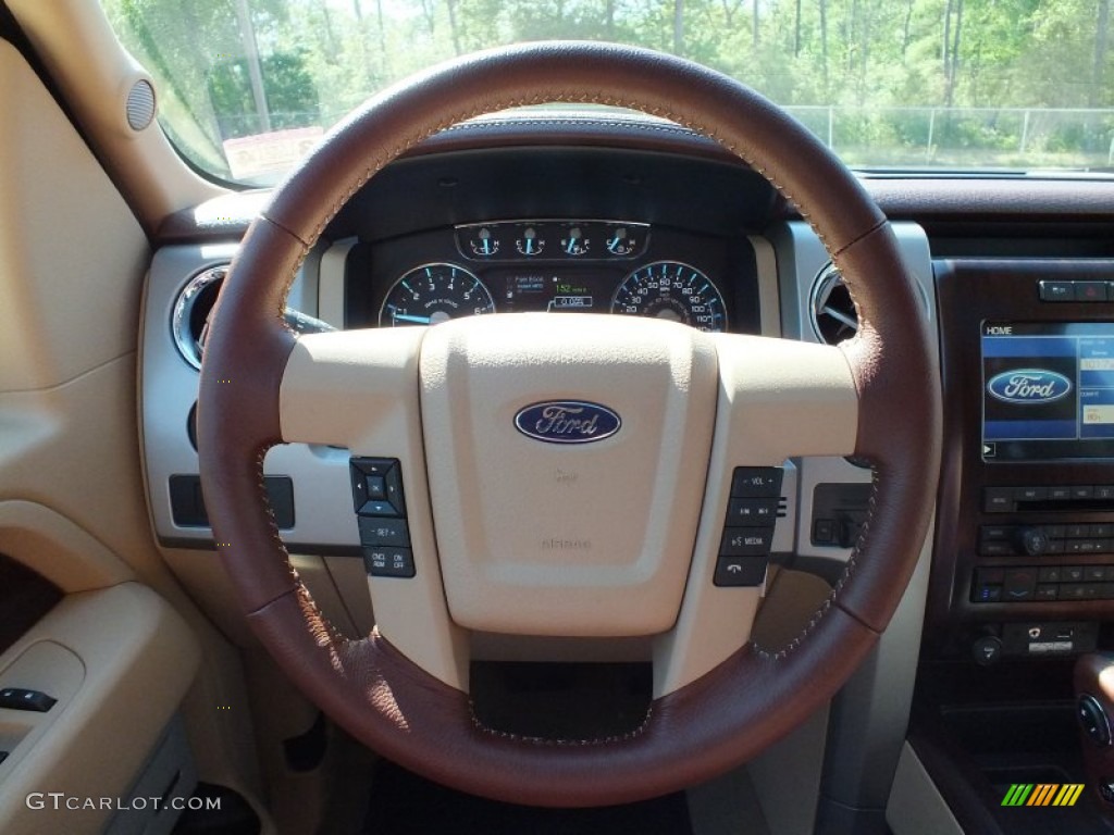 2012 F150 King Ranch SuperCrew 4x4 - Golden Bronze Metallic / King Ranch Chaparral Leather photo #14