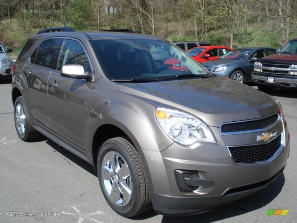Mocha Steel Metallic 2012 Chevrolet Equinox LT AWD Exterior Photo #62871023