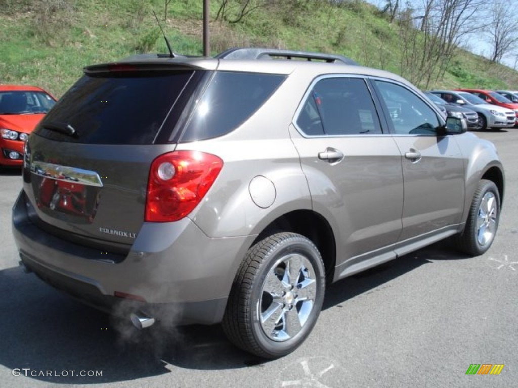 Mocha Steel Metallic 2012 Chevrolet Equinox LT AWD Exterior Photo #62871075