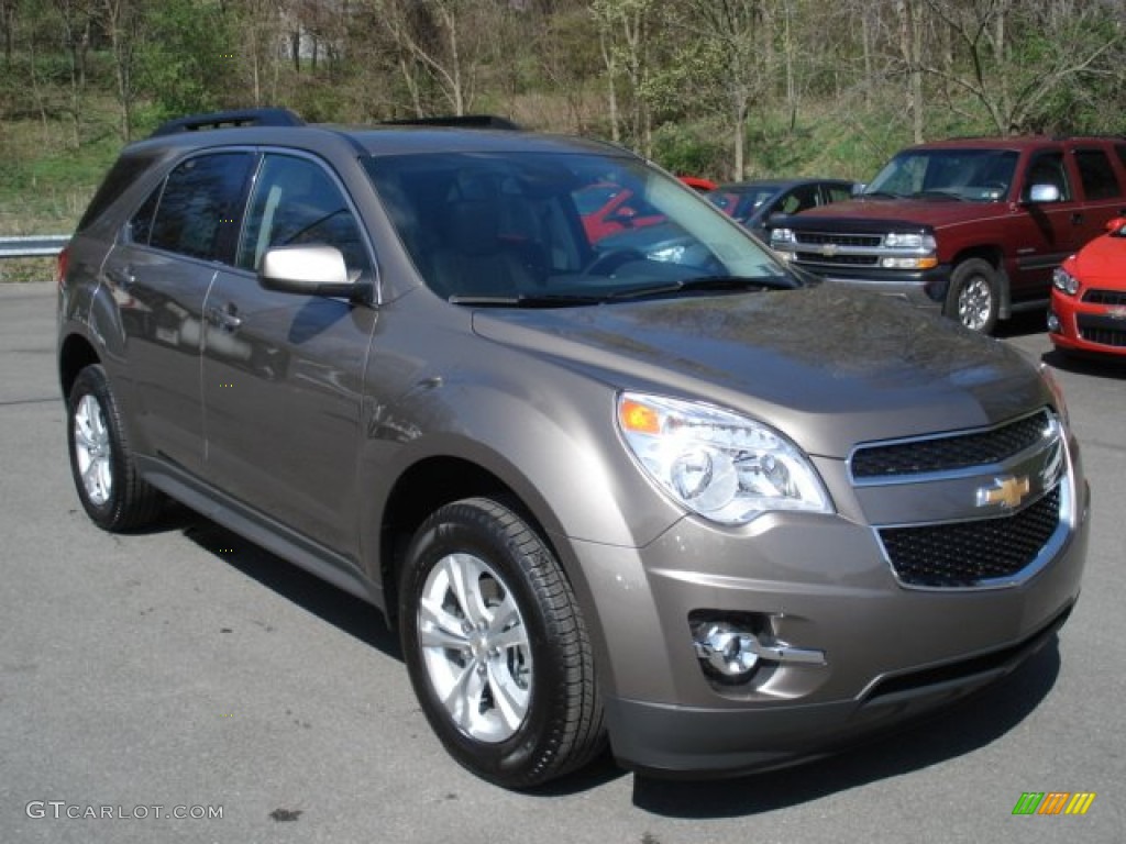 Mocha Steel Metallic 2012 Chevrolet Equinox LT AWD Exterior Photo #62871706
