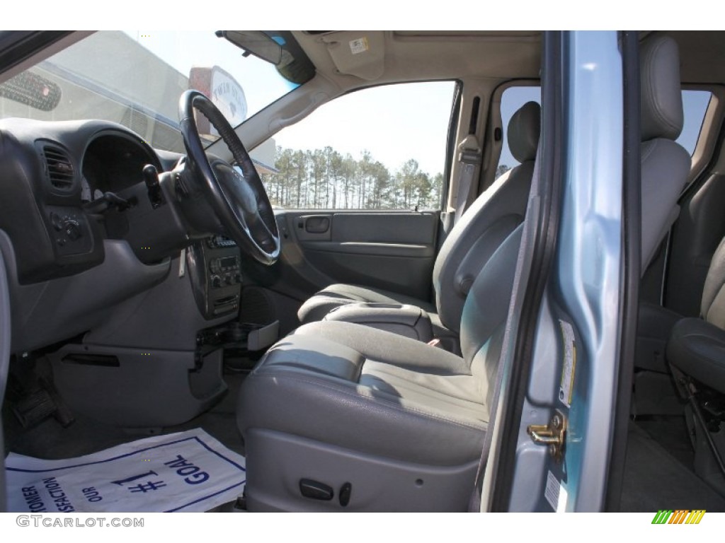 2006 Grand Caravan SXT - Butane Blue Pearl / Medium Slate Gray photo #23