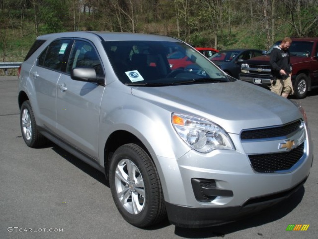 2012 Equinox LS - Silver Ice Metallic / Jet Black photo #2