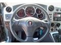 2006 Pontiac Vibe Graphite Black Interior Steering Wheel Photo
