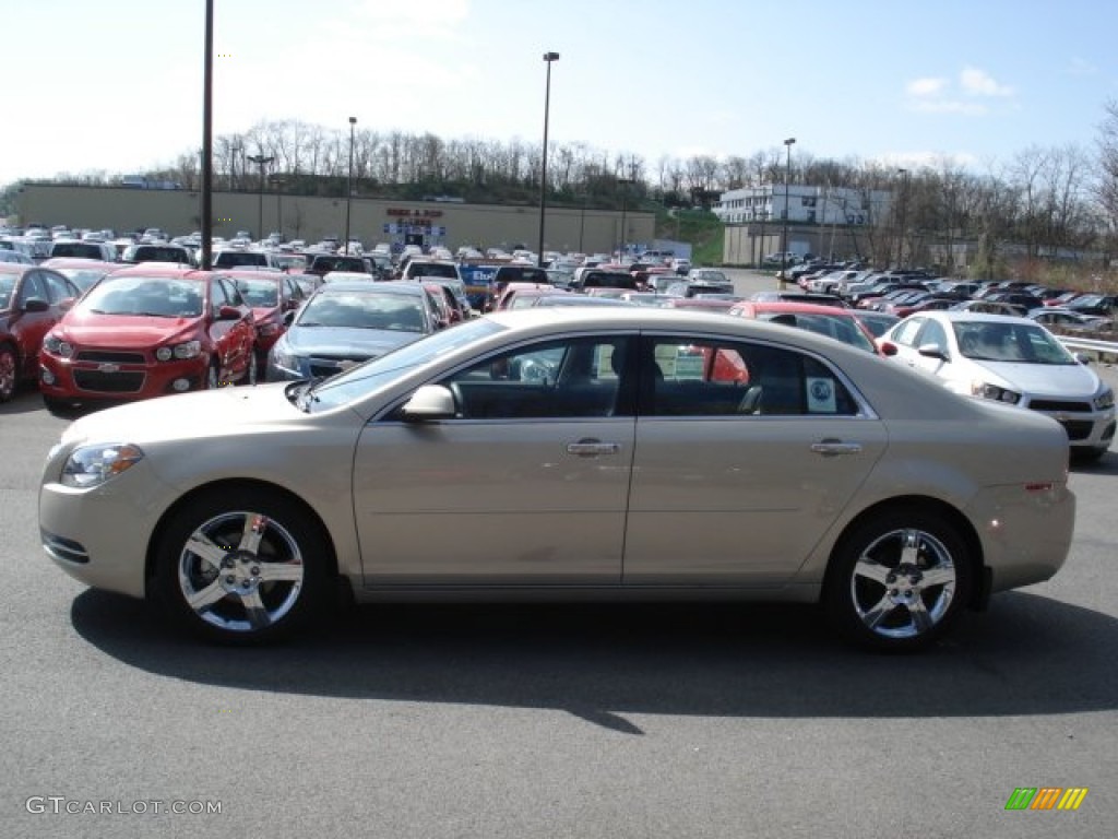 2012 Malibu LT - Gold Mist Metallic / Cocoa/Cashmere photo #5