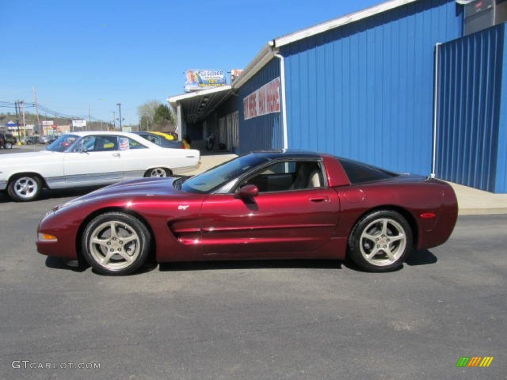 50th Anniversary Red 2003 Chevrolet Corvette 50th Anniversary Edition Coupe Exterior Photo #62873499