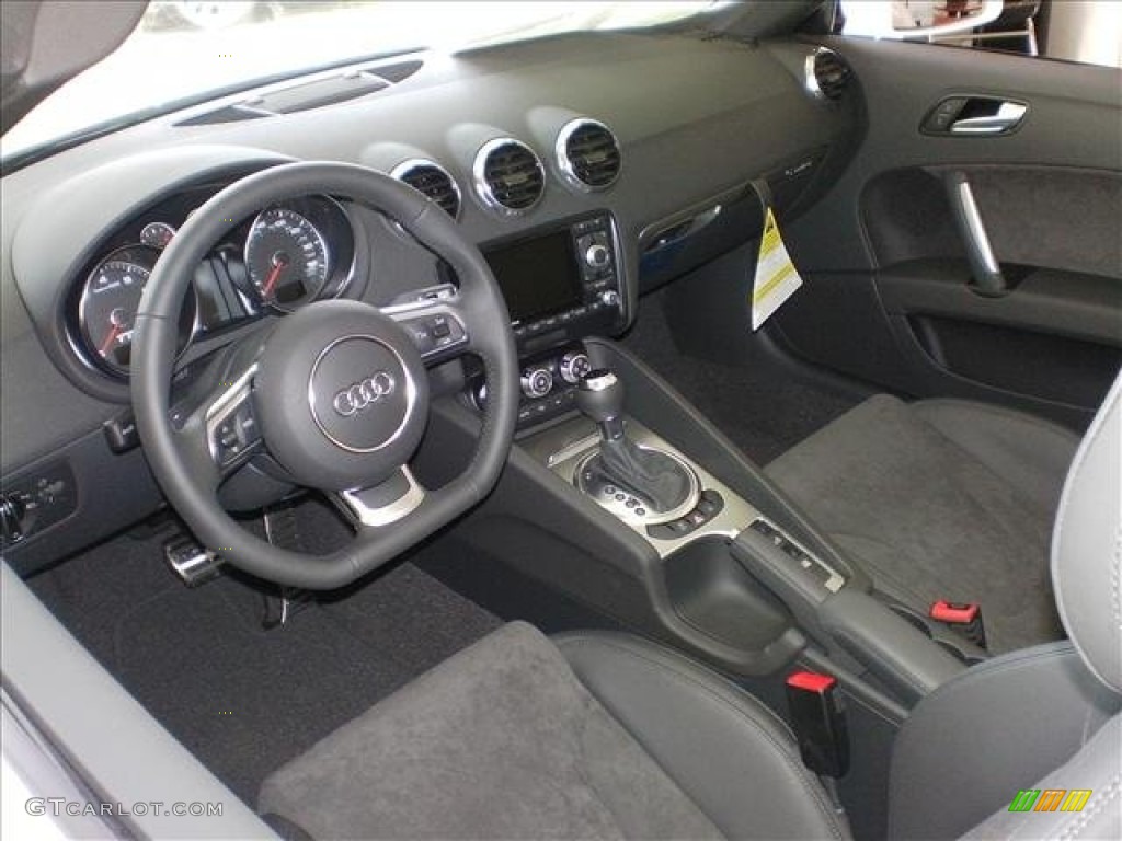 Black Interior 2012 Audi TT 2.0T quattro Roadster Photo #62873687