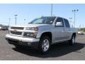 2012 Sheer Silver Metallic Chevrolet Colorado LT Crew Cab  photo #1