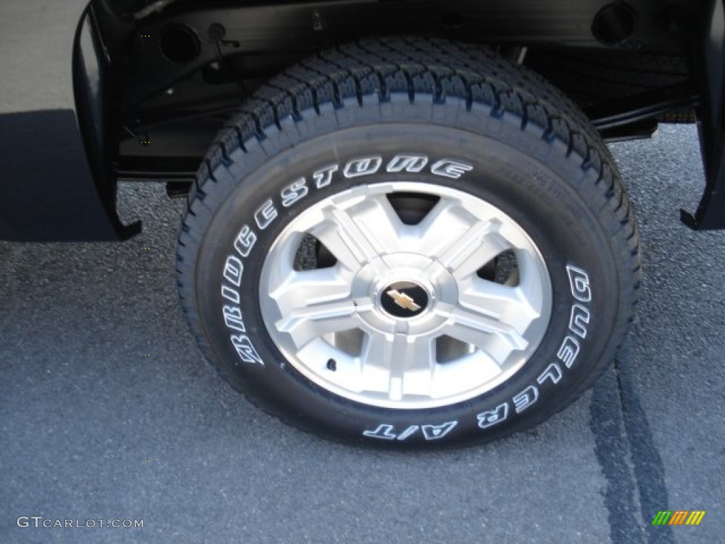 2012 Silverado 1500 LT Extended Cab 4x4 - Black Granite Metallic / Ebony photo #9