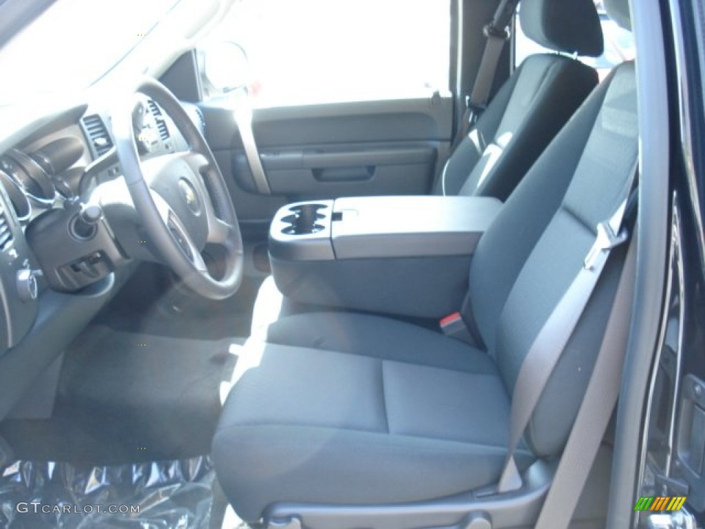 2012 Silverado 1500 LT Extended Cab 4x4 - Black Granite Metallic / Ebony photo #11
