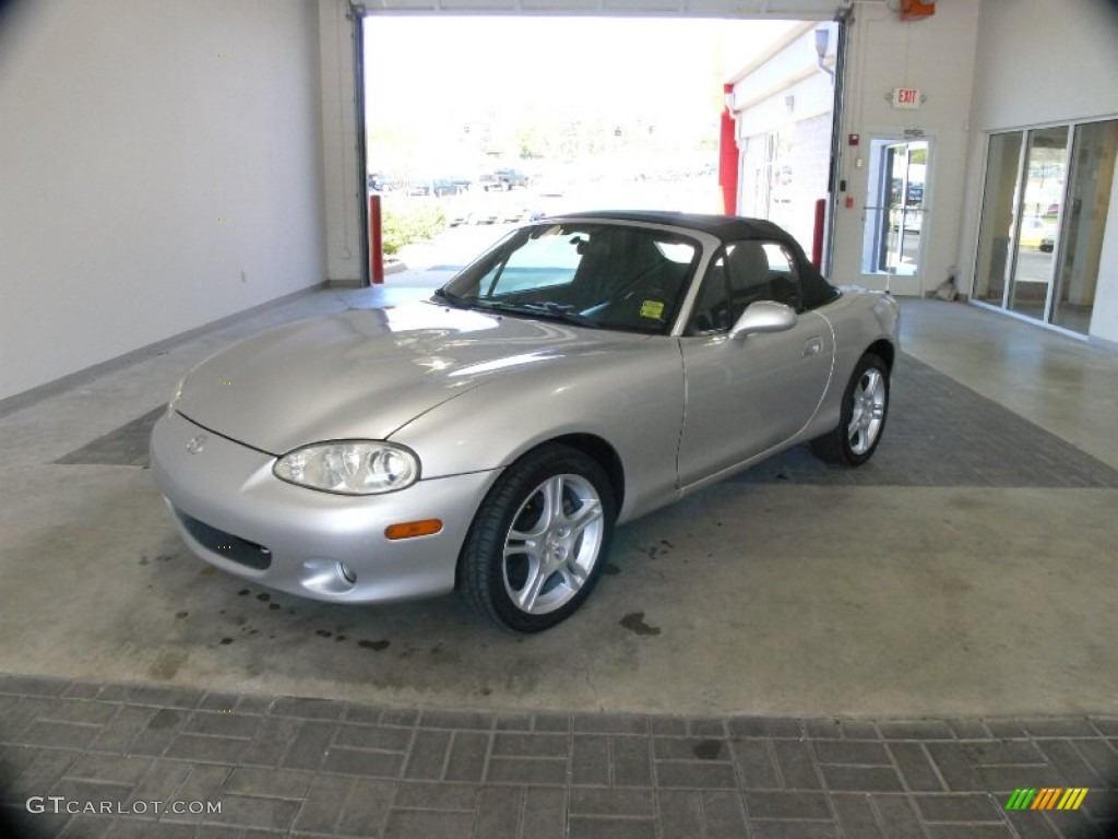 2005 MX-5 Miata Roadster - Sunlight Silver Metallic / Black photo #1