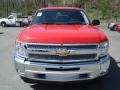 2012 Victory Red Chevrolet Silverado 1500 LT Extended Cab 4x4  photo #3