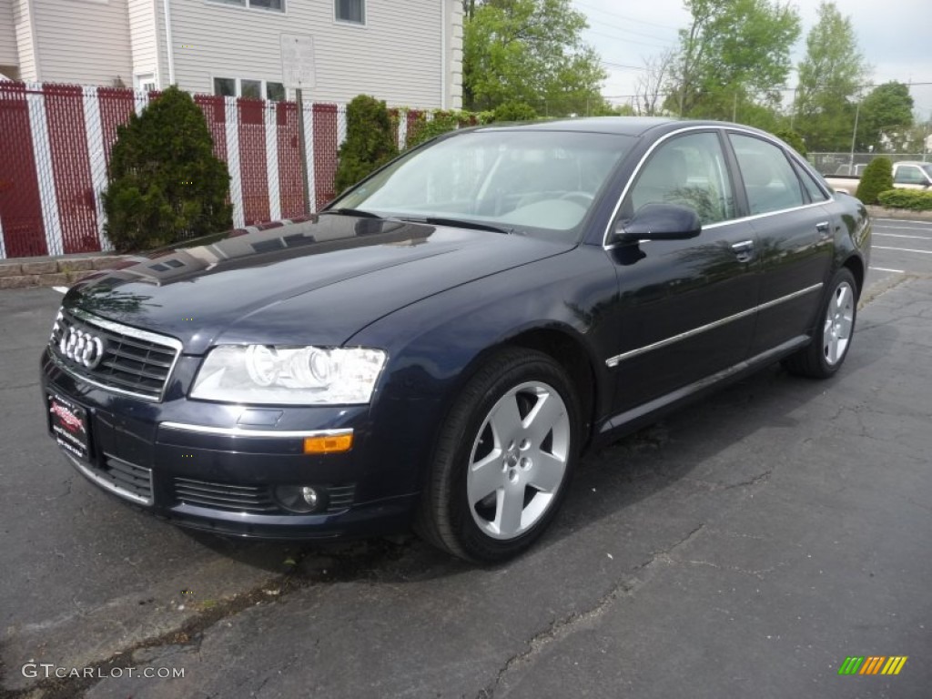 2005 A8 4.2 quattro - Night Blue Pearl / Beige photo #1