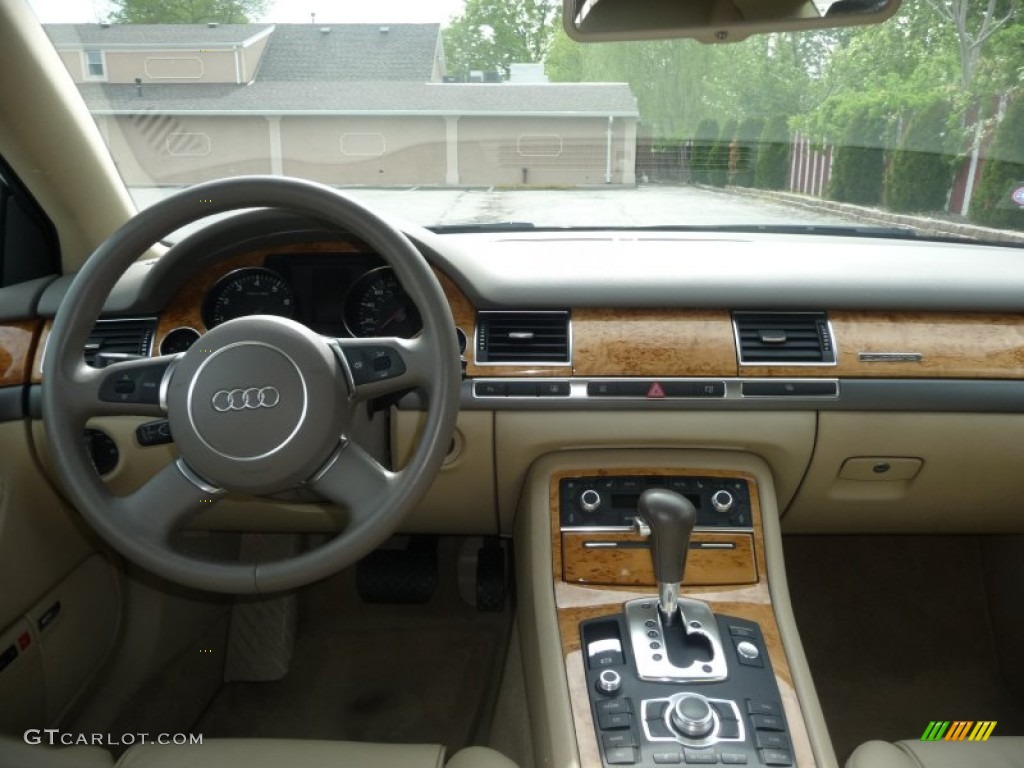 2005 A8 4.2 quattro - Night Blue Pearl / Beige photo #6