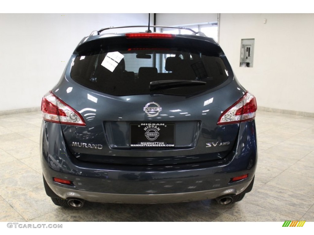 2011 Murano SV AWD - Graphite Blue / Black photo #5