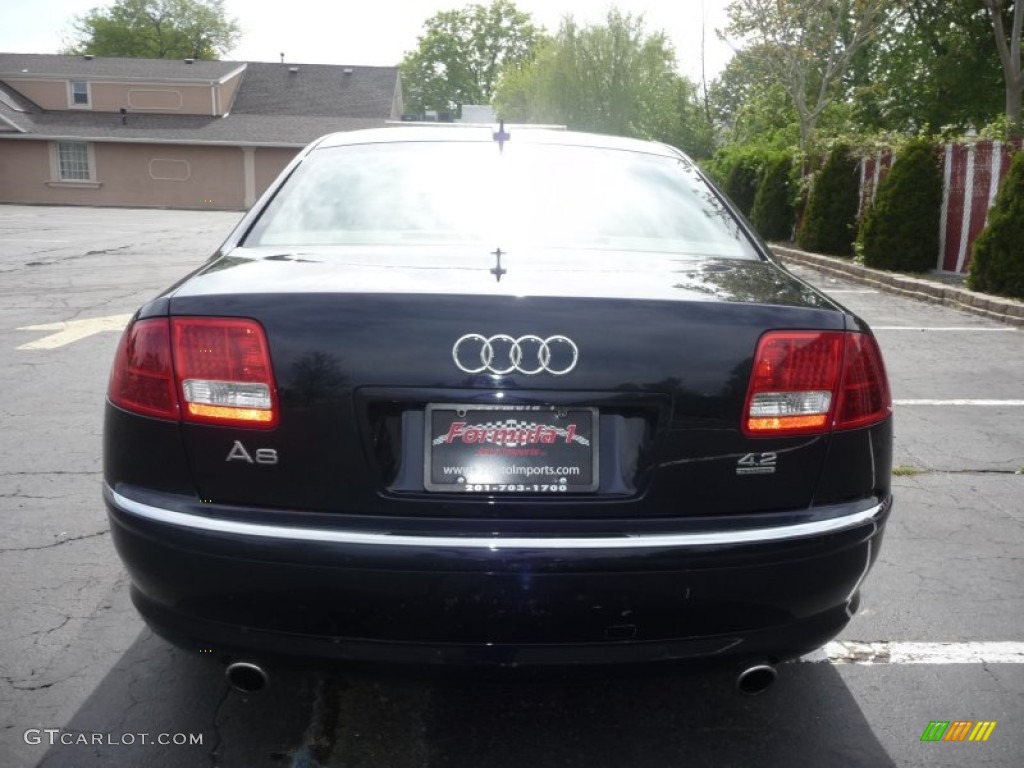 2005 A8 4.2 quattro - Night Blue Pearl / Beige photo #12