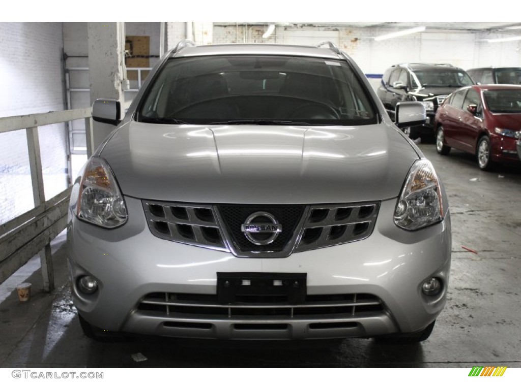 2011 Rogue SL AWD - Silver Ice Metallic / Black photo #2