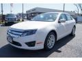 2012 White Platinum Tri-Coat Ford Fusion SEL  photo #6