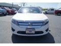 2012 White Platinum Tri-Coat Ford Fusion SEL  photo #7