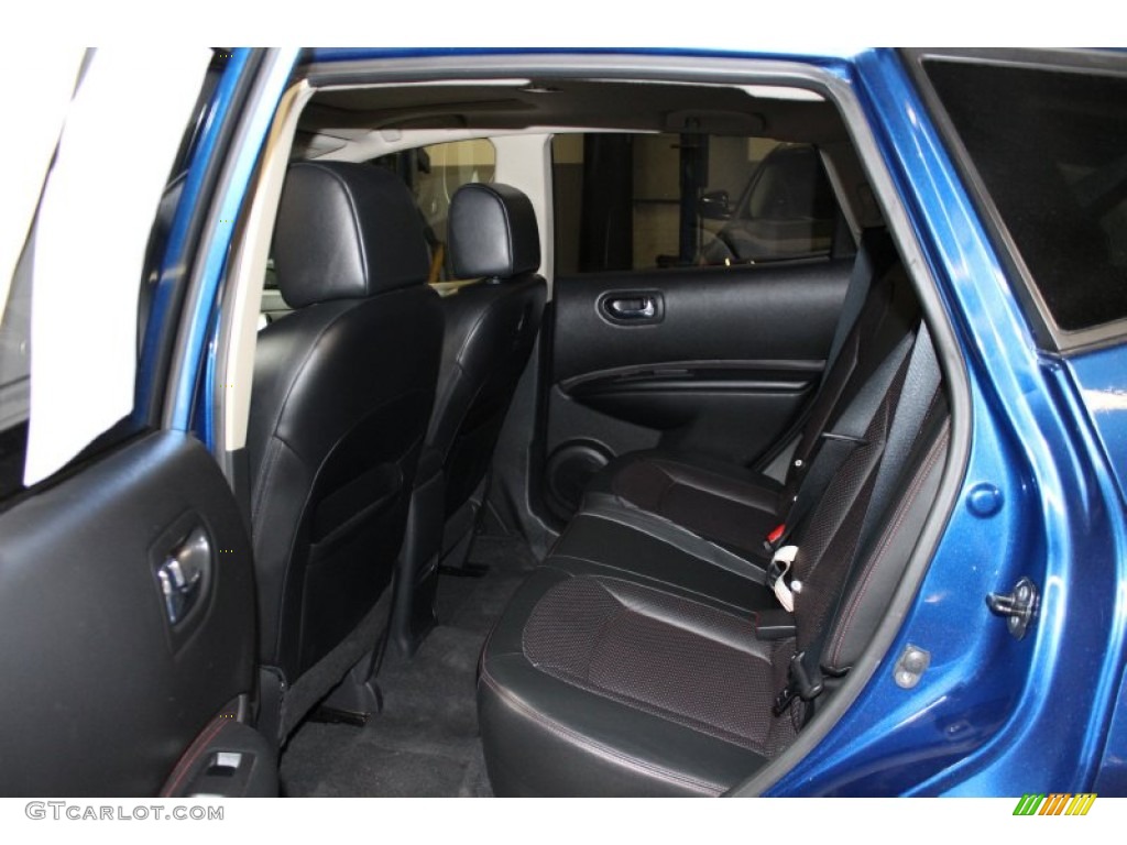 2010 Rogue SL AWD - Indigo Blue / Black photo #8