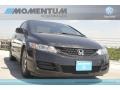 2010 Crystal Black Pearl Honda Civic EX Coupe  photo #1