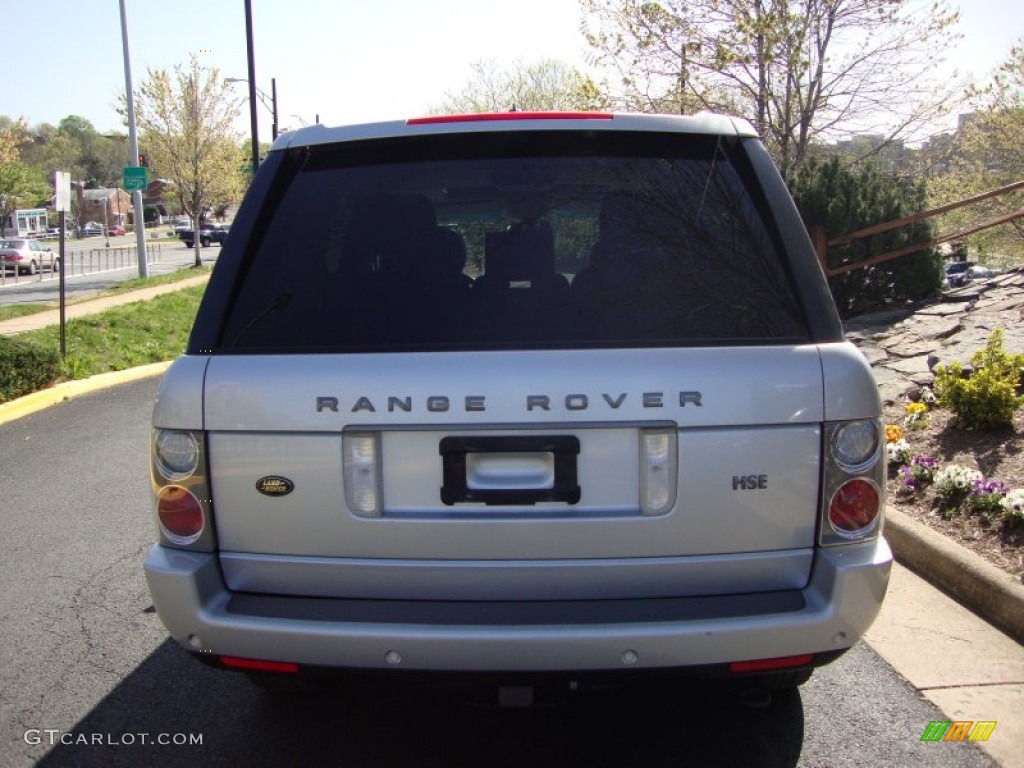 2006 Range Rover HSE - Zambezi Silver Metallic / Charcoal/Jet photo #8