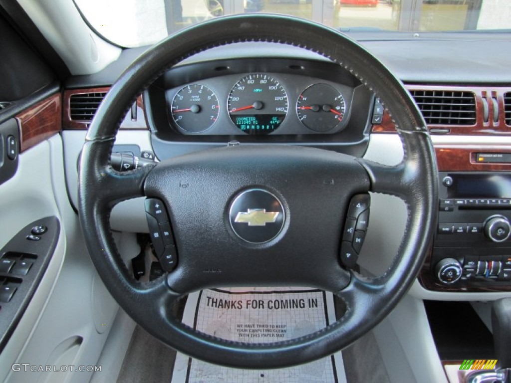 2007 Chevrolet Impala LT Gray Steering Wheel Photo #62879765