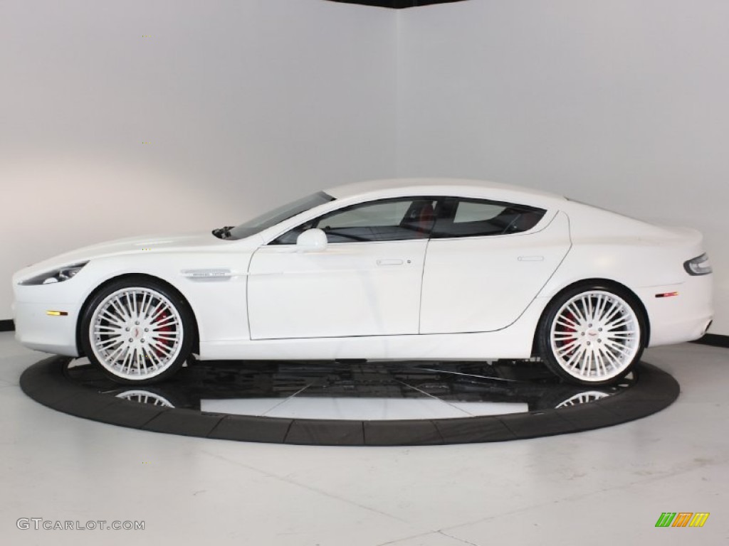 Stratus White 2011 Aston Martin Rapide Sedan Exterior Photo #62880569