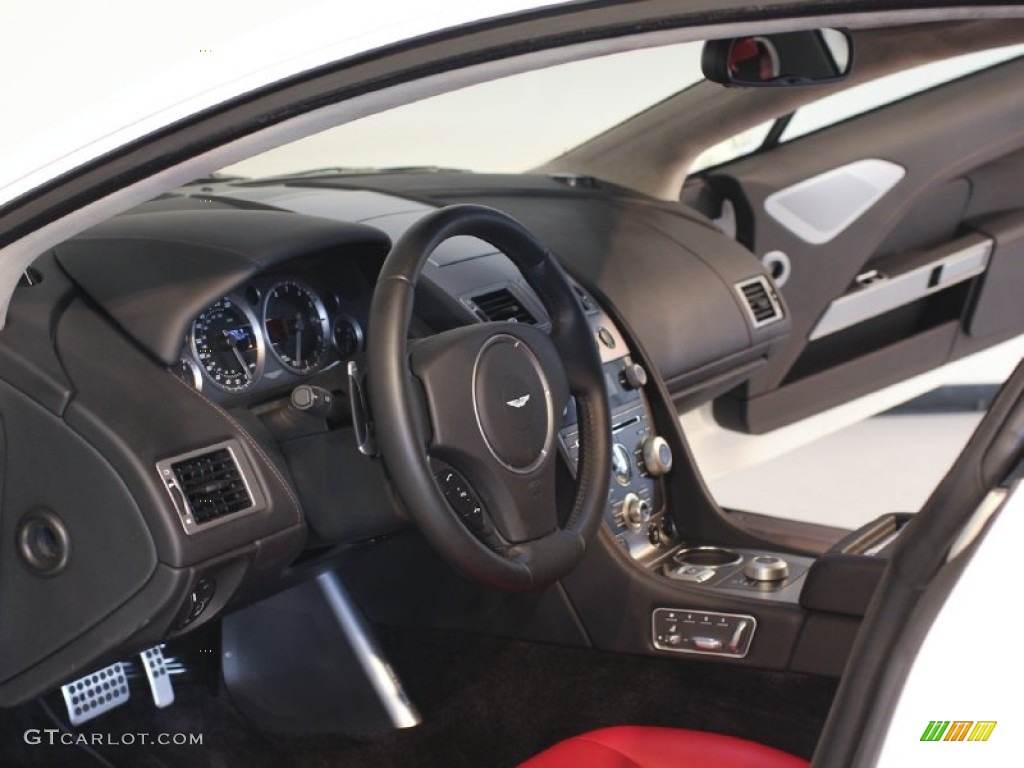 2011 Aston Martin Rapide Sedan Chancellor Red Dashboard Photo #62881205