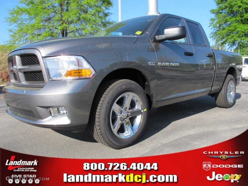 2012 Ram 1500 Express Quad Cab - Mineral Gray Metallic / Dark Slate Gray/Medium Graystone photo #1