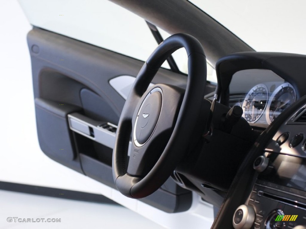 2011 Aston Martin Rapide Sedan Chancellor Red Steering Wheel Photo #62881310