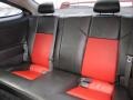 2006 Chevrolet Cobalt Ebony/Red Interior Rear Seat Photo