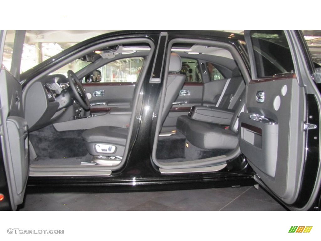 Black Interior 2011 Rolls-Royce Ghost Standard Ghost Model Photo #62881859