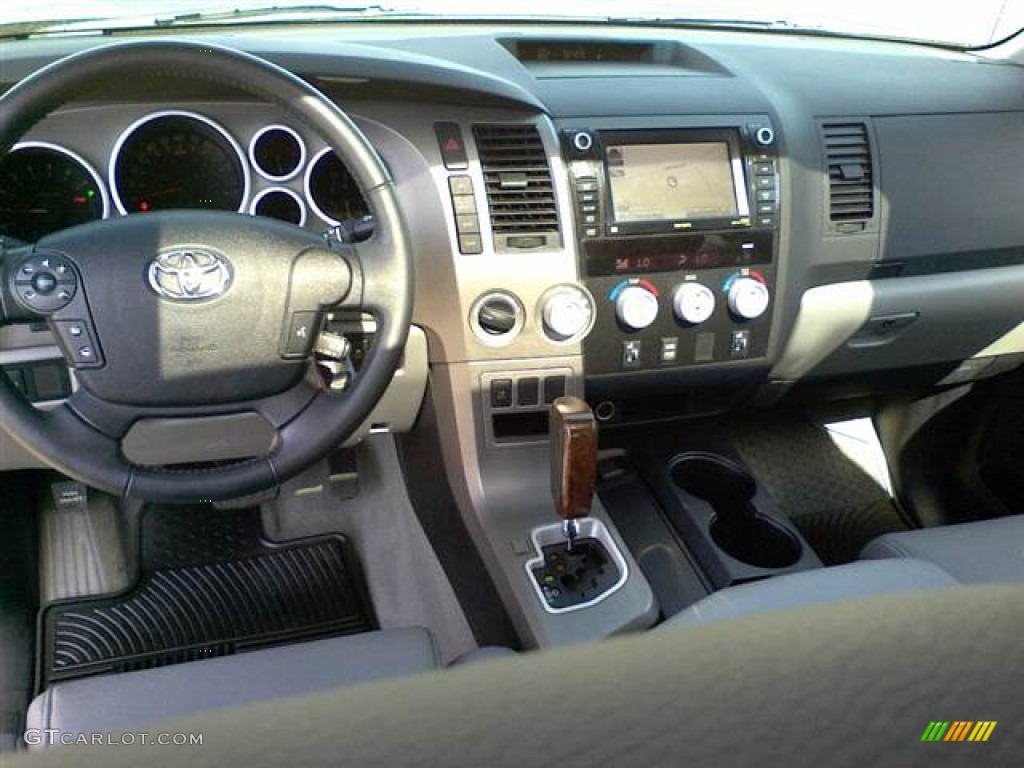 2010 Tundra Limited CrewMax 4x4 - Slate Gray Metallic / Graphite Gray photo #5