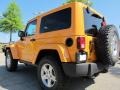 2012 Dozer Yellow Jeep Wrangler Rubicon 4X4  photo #2