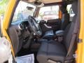 2012 Dozer Yellow Jeep Wrangler Rubicon 4X4  photo #7