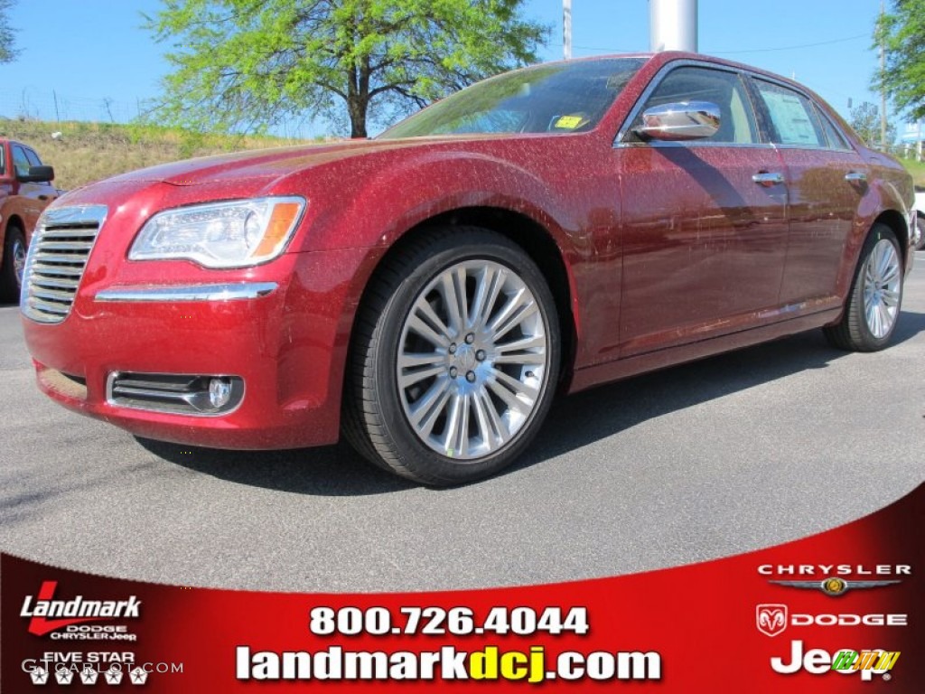 Deep Cherry Red Crystal Pearl Chrysler 300