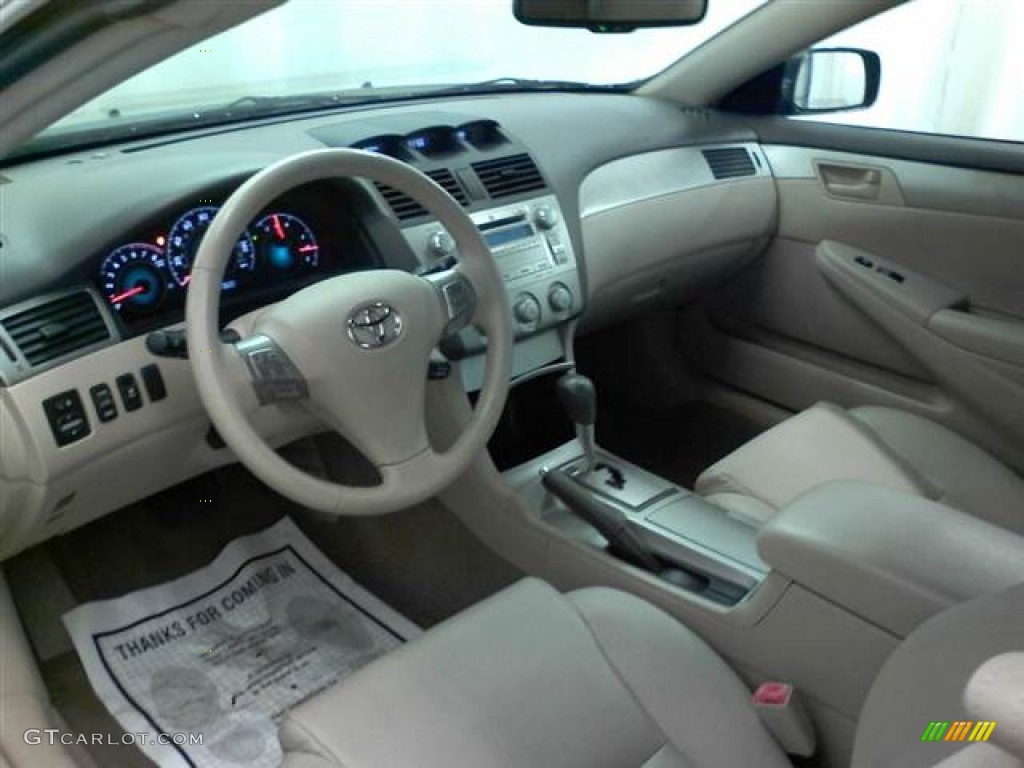 2007 Solara SE V6 Convertible - Magnetic Gray Metallic / Ivory photo #14