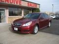 2010 Ruby Red Pearl Subaru Legacy 2.5i Premium Sedan  photo #1