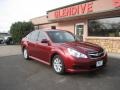 2010 Ruby Red Pearl Subaru Legacy 2.5i Premium Sedan  photo #4