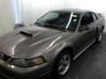 2001 Mineral Grey Metallic Ford Mustang GT Coupe  photo #21