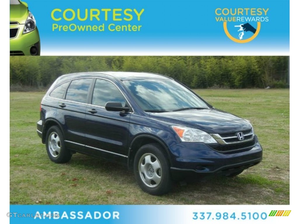 2010 CR-V LX - Royal Blue Pearl / Gray photo #1