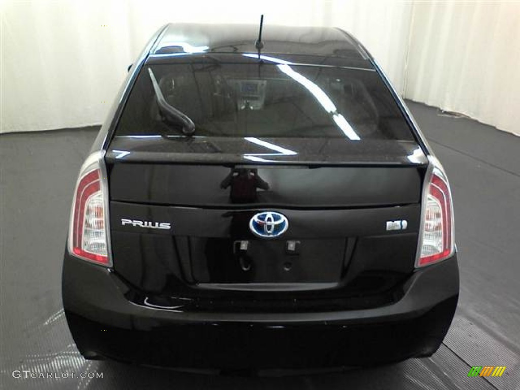 2012 Prius 3rd Gen Two Hybrid - Black / Dark Gray photo #3