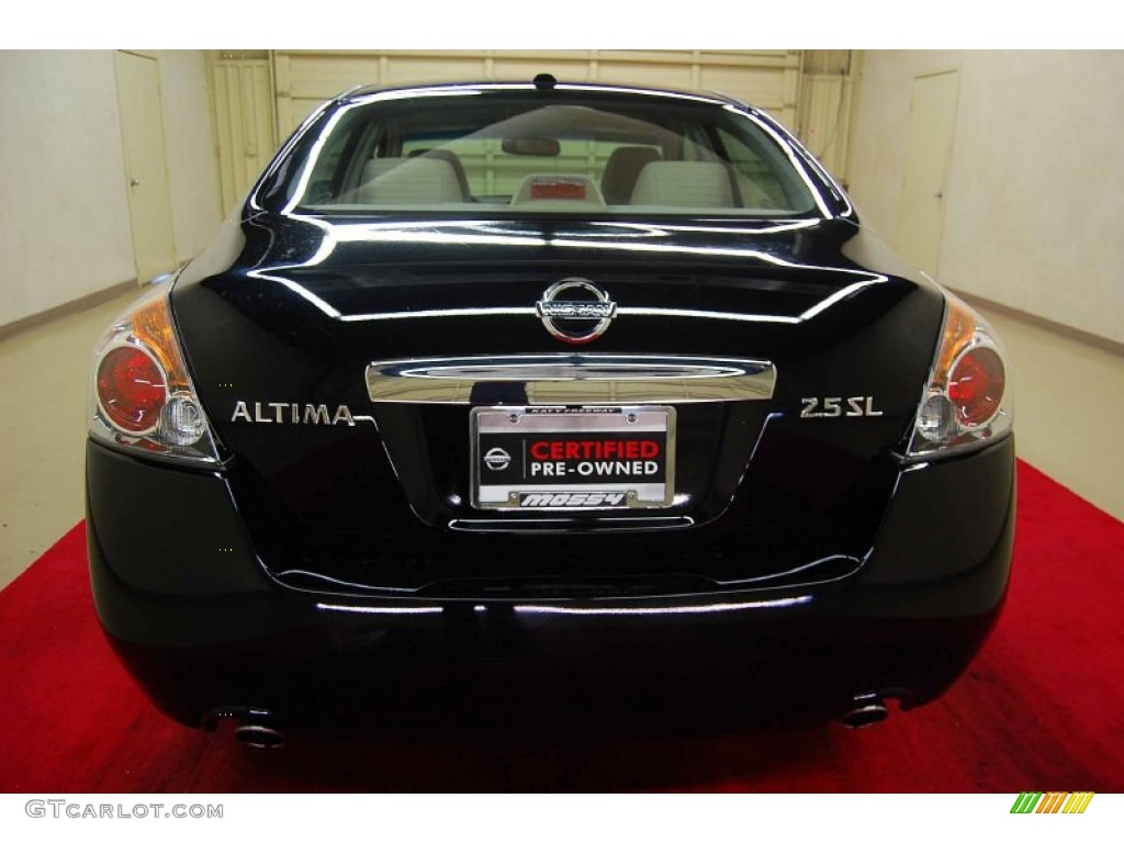 2011 Altima 2.5 S - Super Black / Blond photo #5