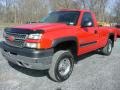 Victory Red 2005 Chevrolet Silverado 2500HD LS Regular Cab 4x4 Exterior