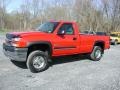 2005 Victory Red Chevrolet Silverado 2500HD LS Regular Cab 4x4  photo #2