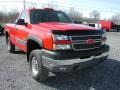 2005 Victory Red Chevrolet Silverado 2500HD LS Regular Cab 4x4  photo #17