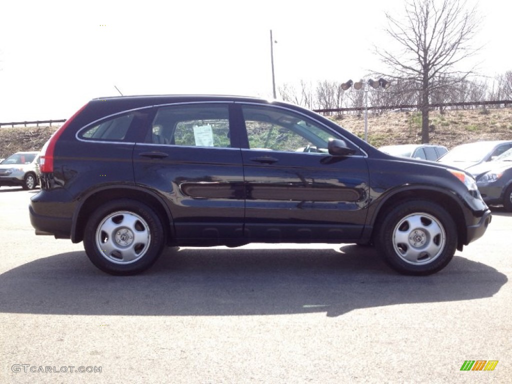 2009 CR-V LX 4WD - Crystal Black Pearl / Black photo #8