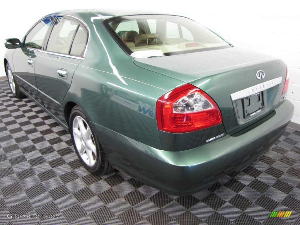 Emerald Mist 2003 Infiniti Q 45 Luxury Sedan Exterior Photo #62890037
