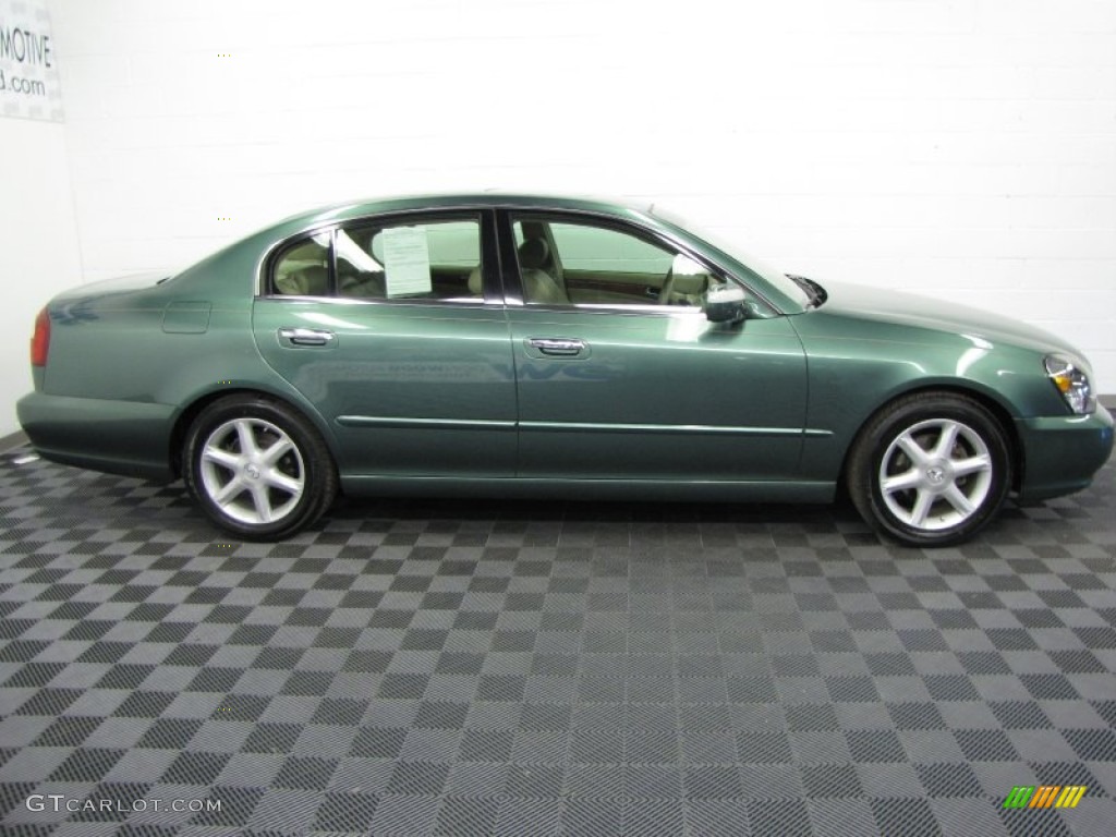 Emerald Mist 2003 Infiniti Q 45 Luxury Sedan Exterior Photo #62890061