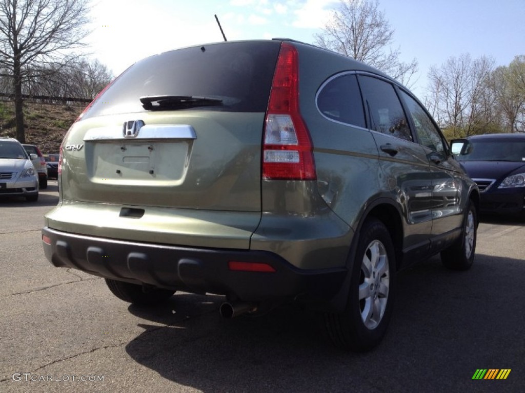 2009 CR-V EX-L 4WD - Green Tea Metallic / Ivory photo #9